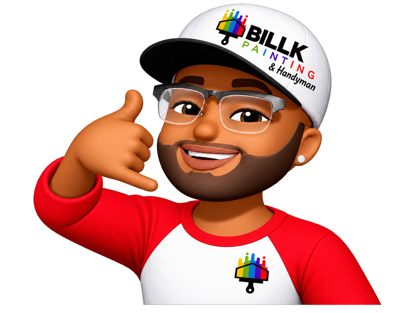 Billko character making a phone gesture