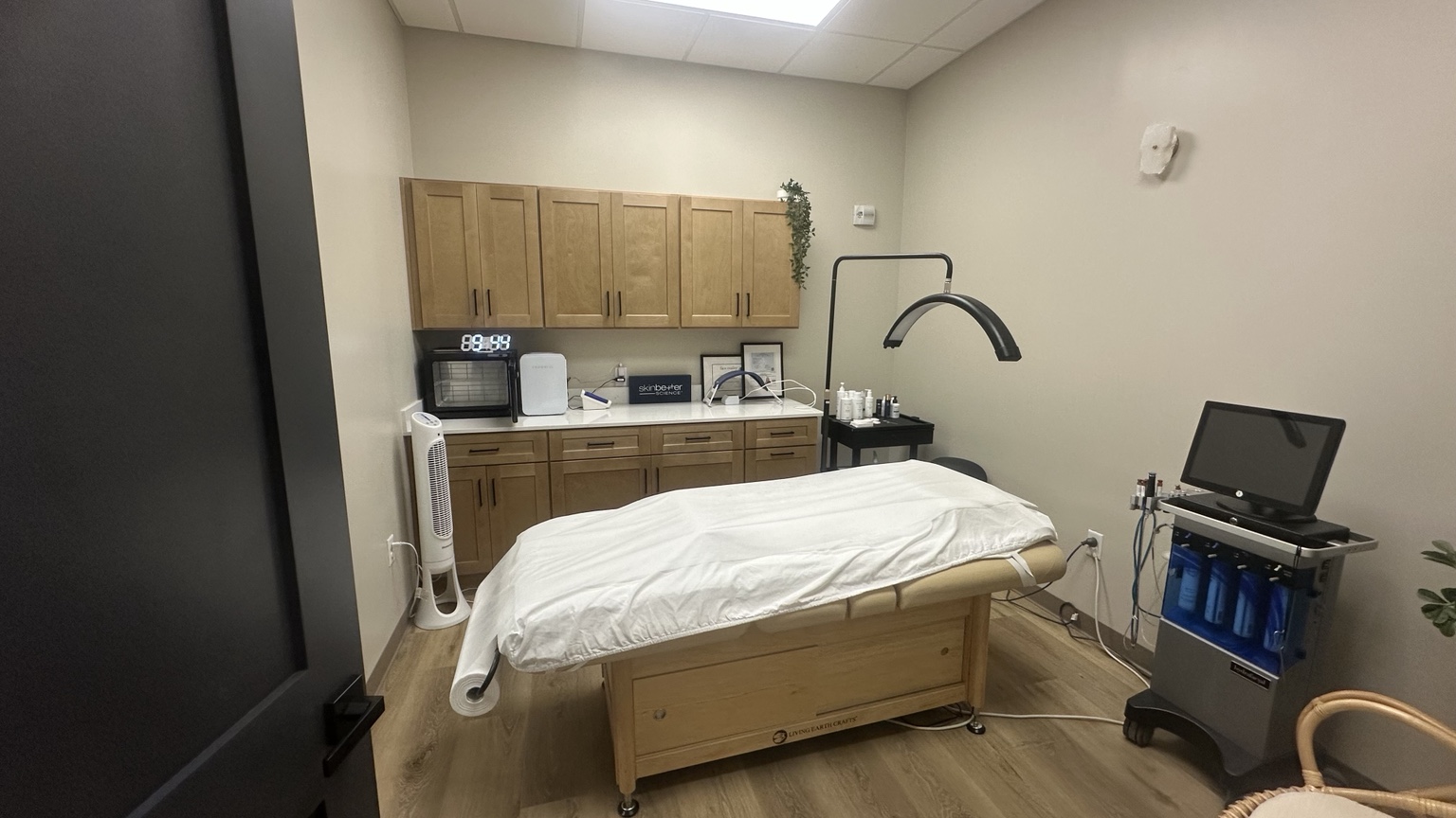 Finished commercial treatment room painting project